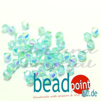 Delara MC Bead Bicone Aquamarine AB2X 3mm 720 Stück