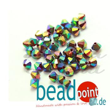 Delara MC Bead Bicone Garnet AB2X 3mm 720 Stück