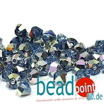Delara MC Bead Bicone Light Sapphire Sakura 4mm 720 Stk.