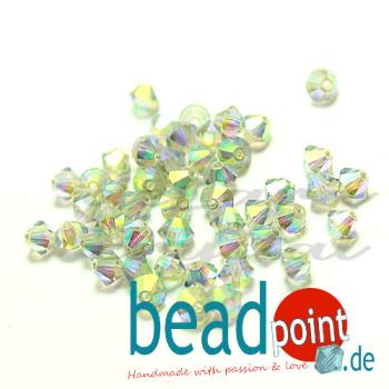 Delara MC Bead Bicone Black Diamond AB2X 4mm 720 Stück