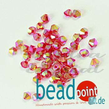 Delara MC Bead Bicone Light Siam AB2X 4mm 720 Stück