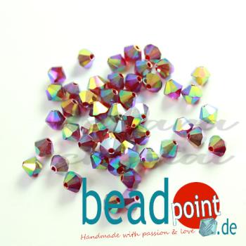 Delara MC Bead Bicone Siam AB2X 4mm 720 Stück