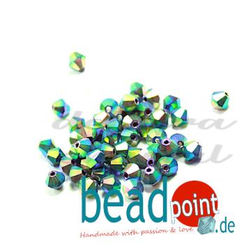 Delara MC Bead Bicone Dark Garnet AB2X 4mm 720 Stück