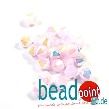 Delara MC Bead Bicone Pink Alabaster AB2X 6mm 288 Stück