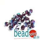 Delara MC Bead Bicone Dark Violet AB 6mm 288 Stück